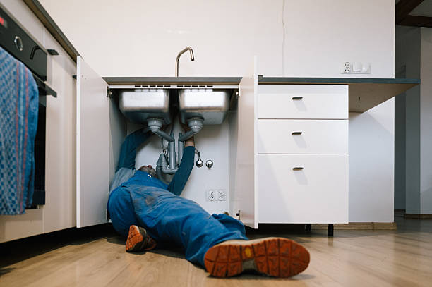 Professional Plumbing technician working in Wallis, TX